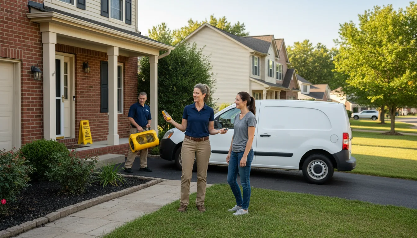 Water restoration image for Water Damage & Restoration Services in Sanger, CA